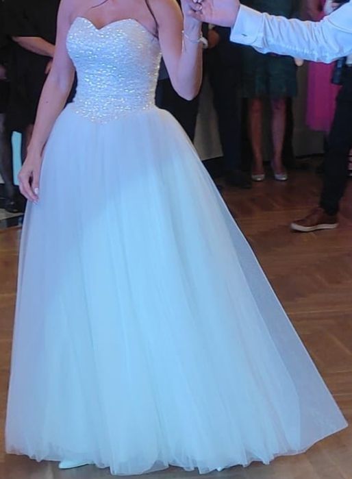 Suknia ślubna księżniczka Princessa XS 34 S 36 M 38