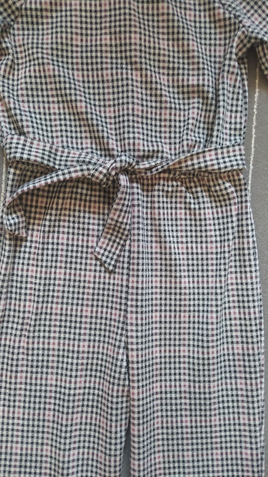 Kombinezon długi w kratę dla dziewczynki Primark jak nowy