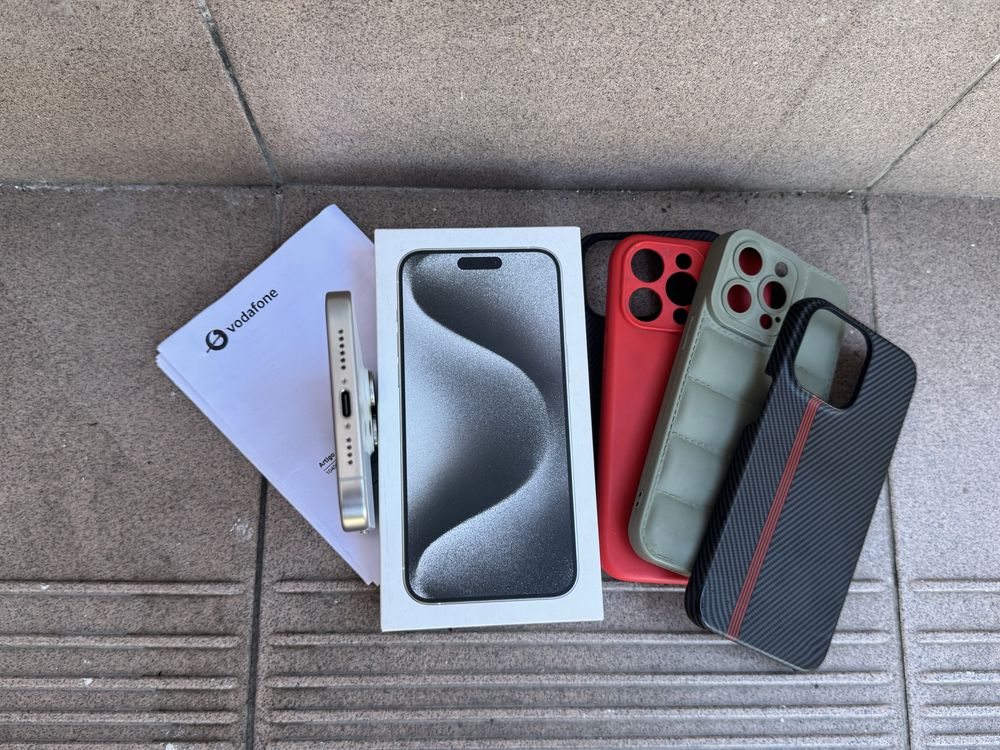 Iphone 15 Pro Max 256GB Branco novo c/fatura e garantia (Troca)