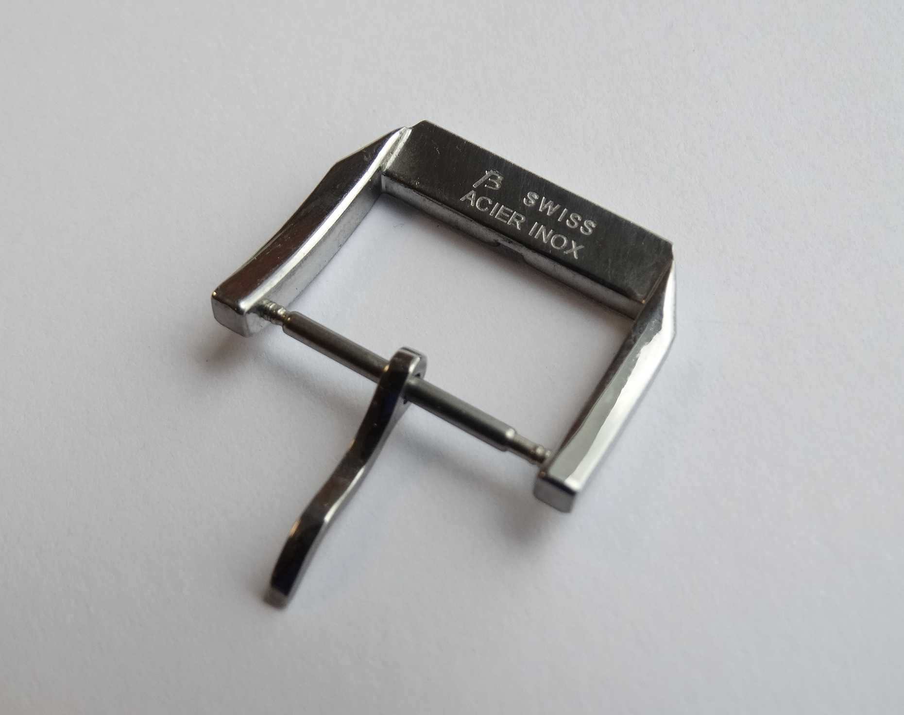 Klamra do paska do zegarka IWC Schauffhausen stal inox 18mm