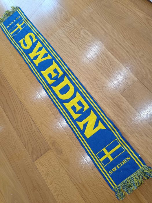 Cachecol Suécia - Sweden - novo bufanda echarpe sciarpa scarf A217