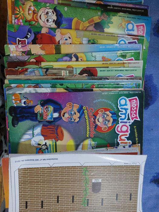 24 revistas "nosso amiguinho"