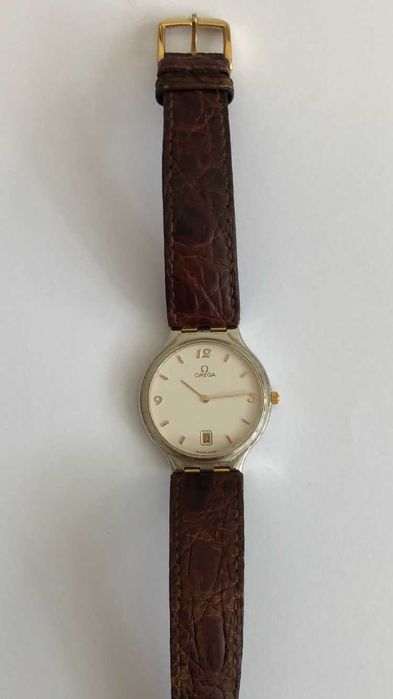 Omega Quartz, męski lub unisex, stylowy, super stan i dokładność chodu