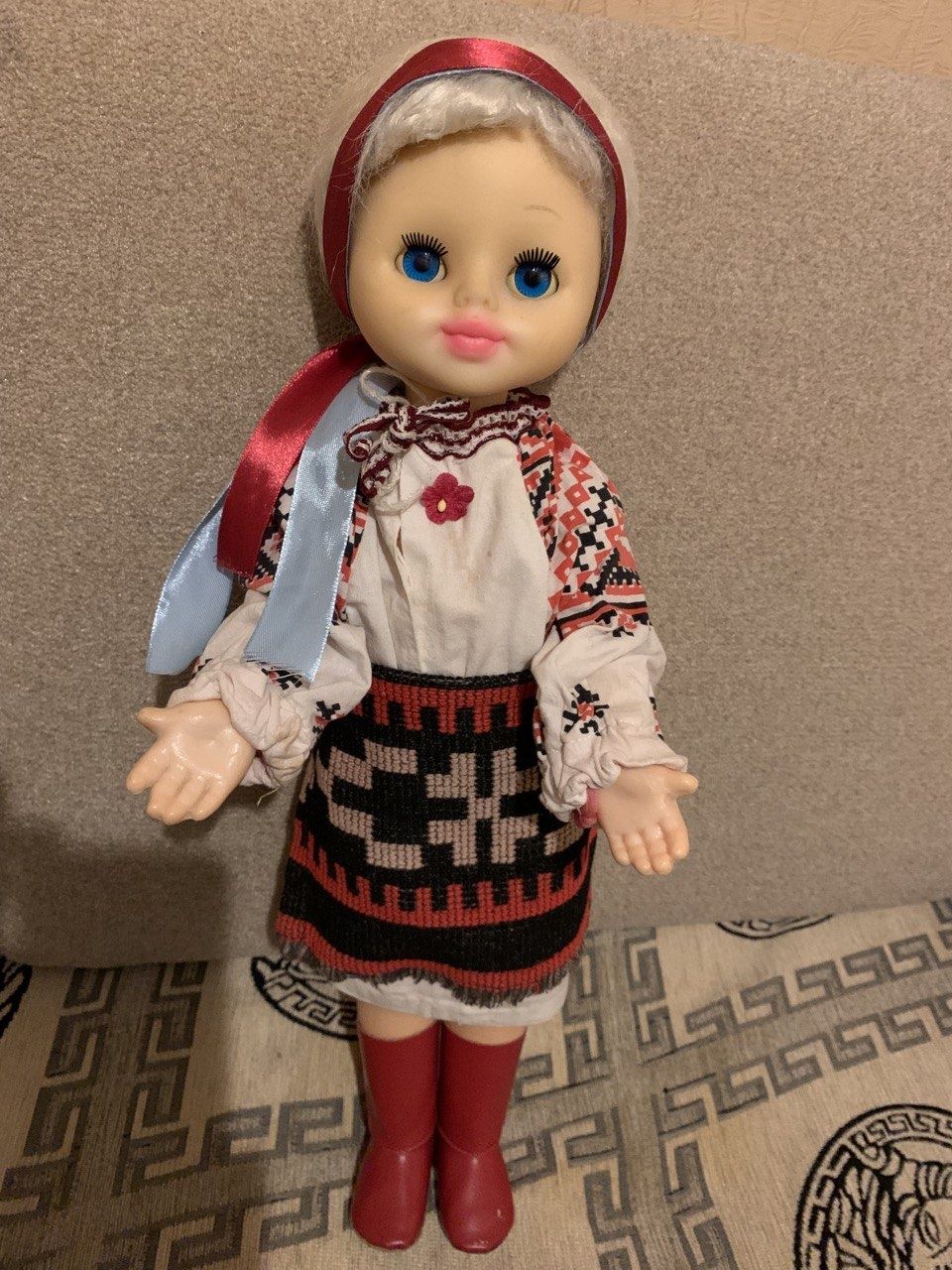Кукла  украиночка ,СССР,паричковая