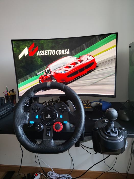 Volante Logitech g29 com shifter