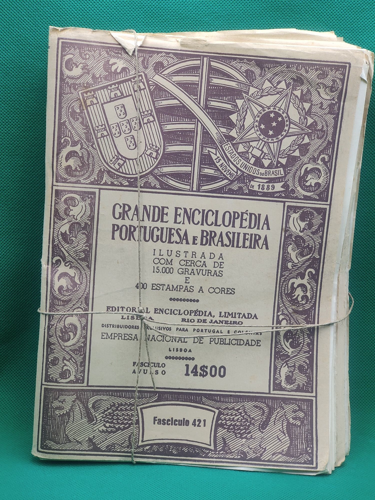 Livro: Grande Enciclopédia Portuguesa e Brasileira Vários anos REF:ESC