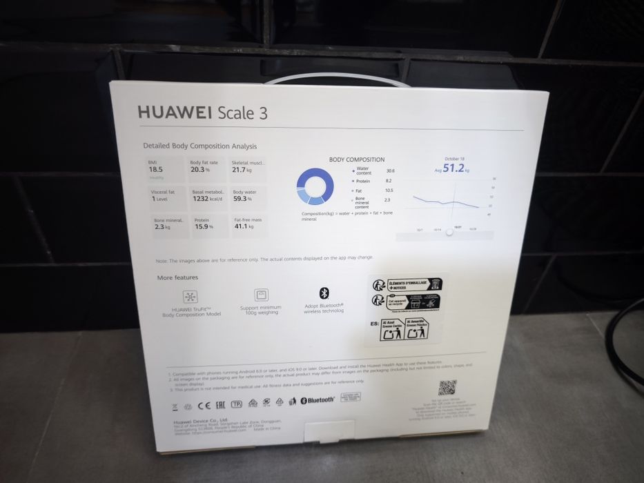 Balança HUAWEI Scale 3 Bluetooth Edition