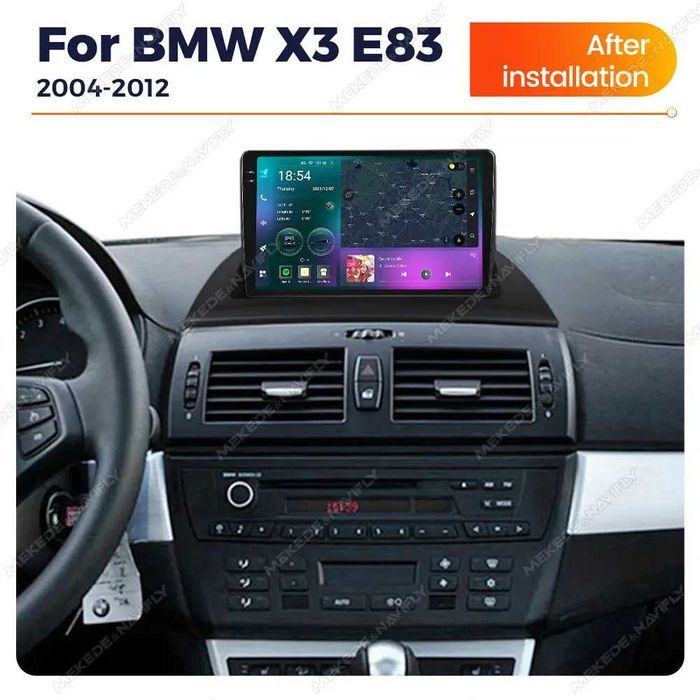 Штатна магнітола Mekede M7 Plus BMW X3 E83 (2003 - 2010) CarPlay QleD
