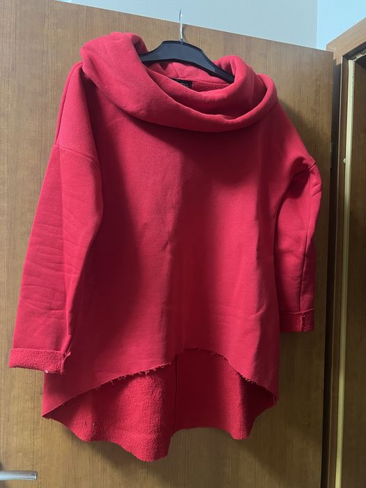 Bluza dresowa czerwona L