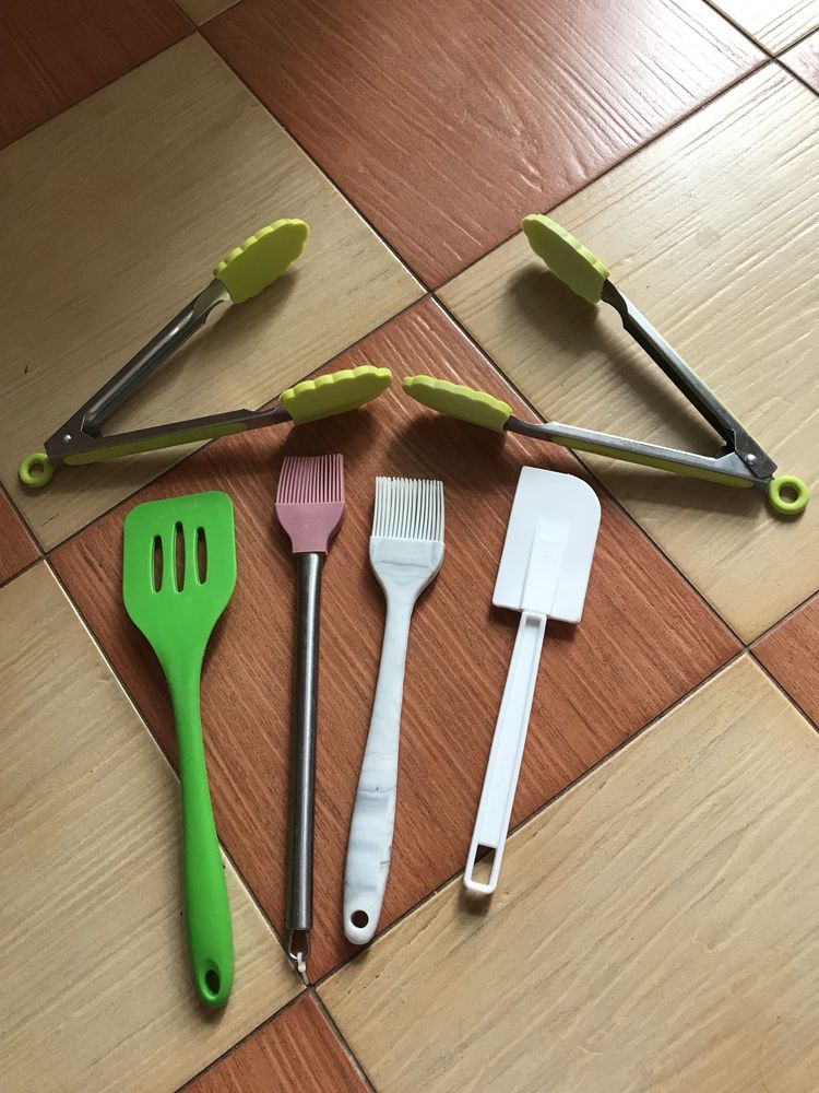 Набор силиконовые кухонные инструменты лопатки