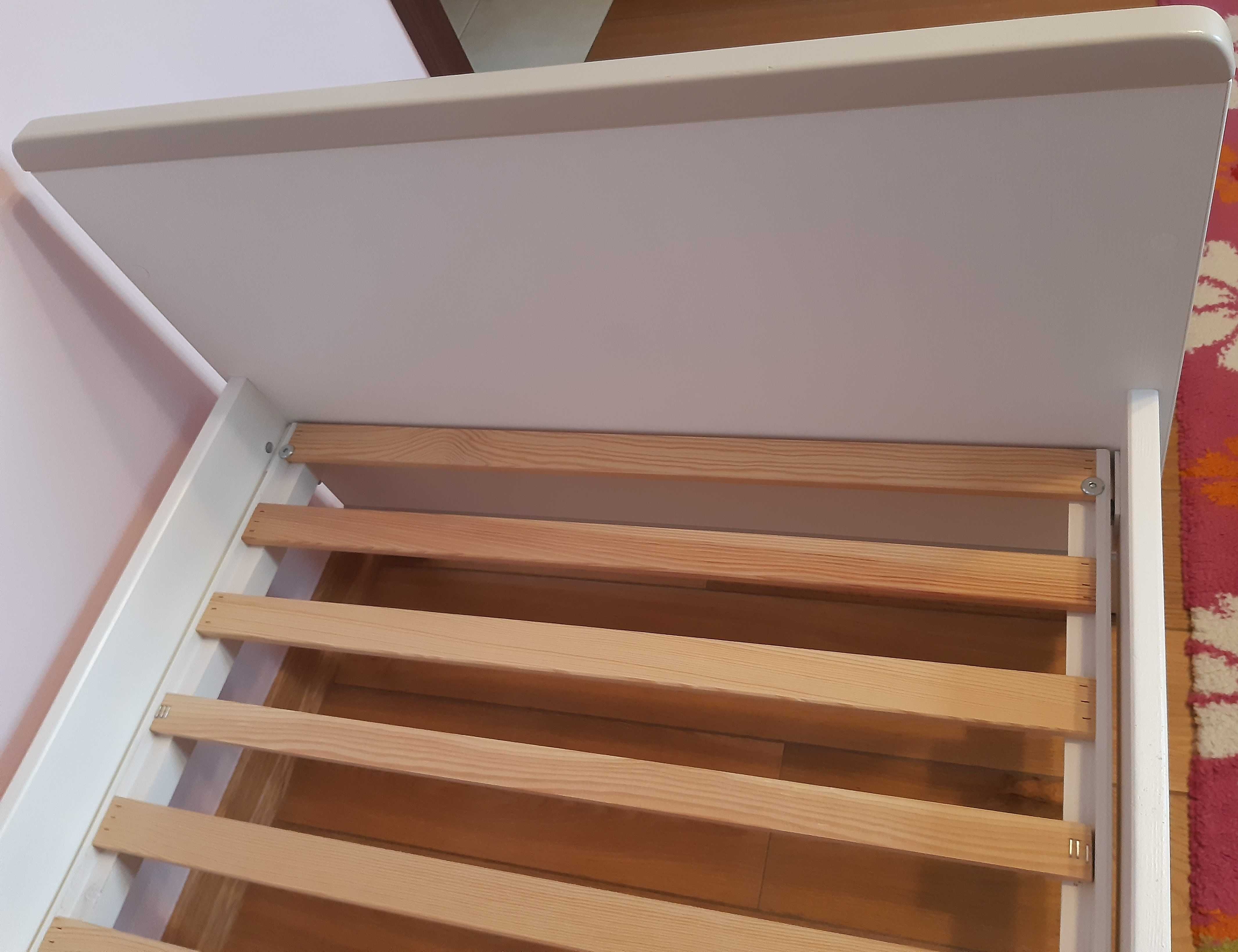 Łóżeczko - tapczanik 140x70 Mini Pinio biały/szary