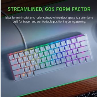 Teclado Razer Huntsman MINi branco