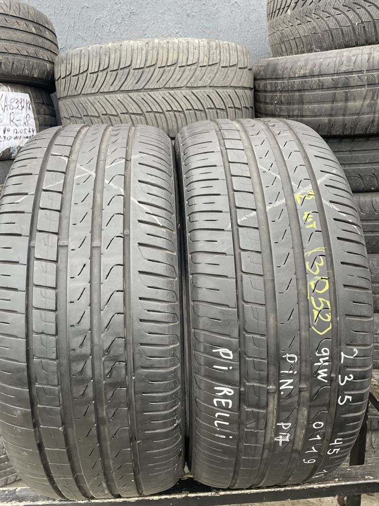 Шини літні 235/45/18 Pirelli (70% залишку 19рік)