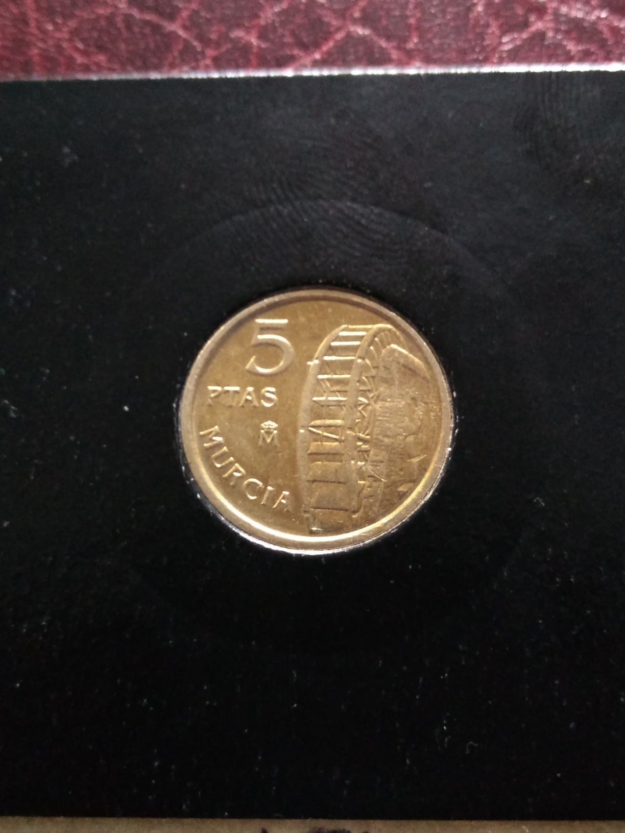 Moneta Hiszpania 5 peset 1999 Murcja