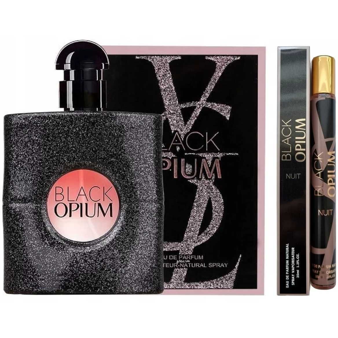 Zestaw BLACK OPIUM Perfumy damskie 85ml + 35ml