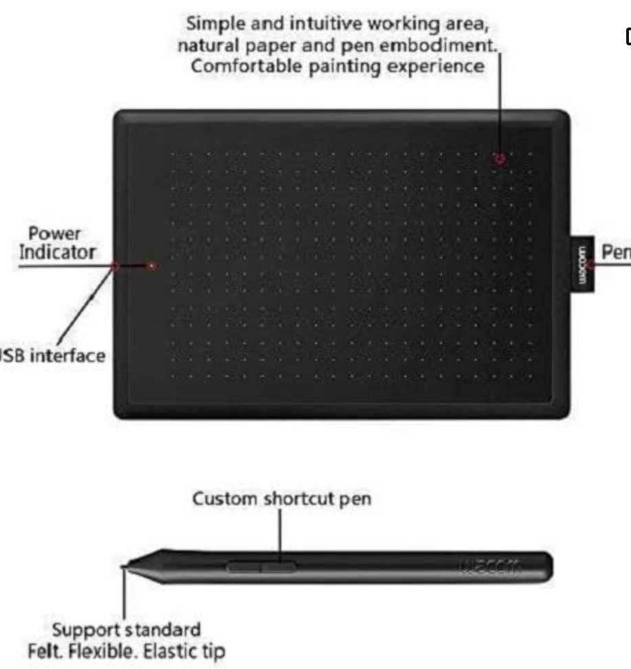 Mesa de desenho one wacom small