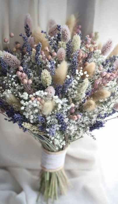 Bukiet z suszonych kwiatów