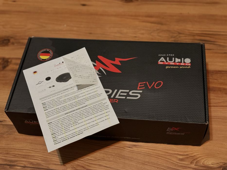 Sprzedam nowe głośniki samochodowe Audio System X165EM EVO2