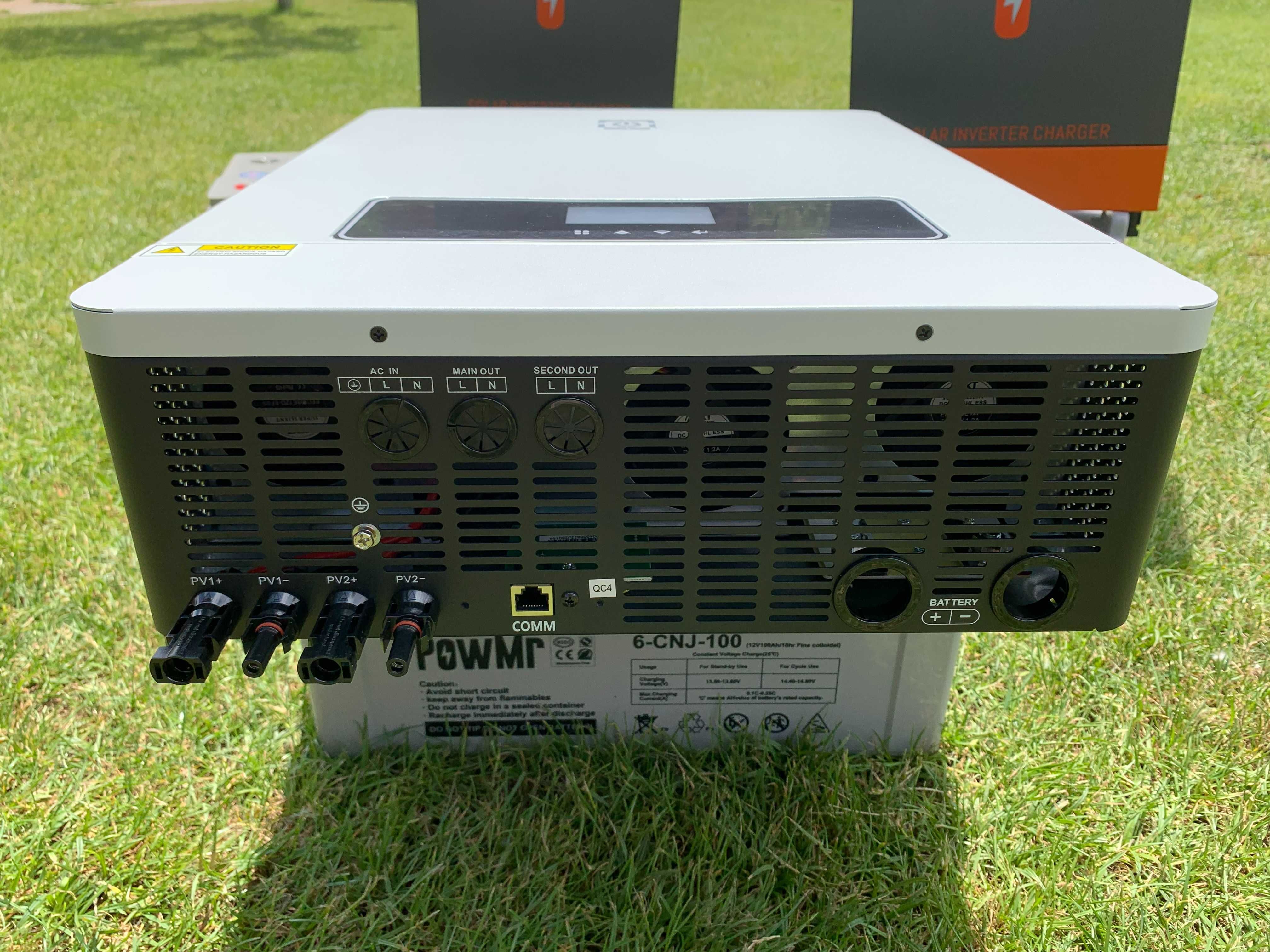 Гібридний інвертор PowMr 10.2 kW 48V акумулятори Гибридный инвертор