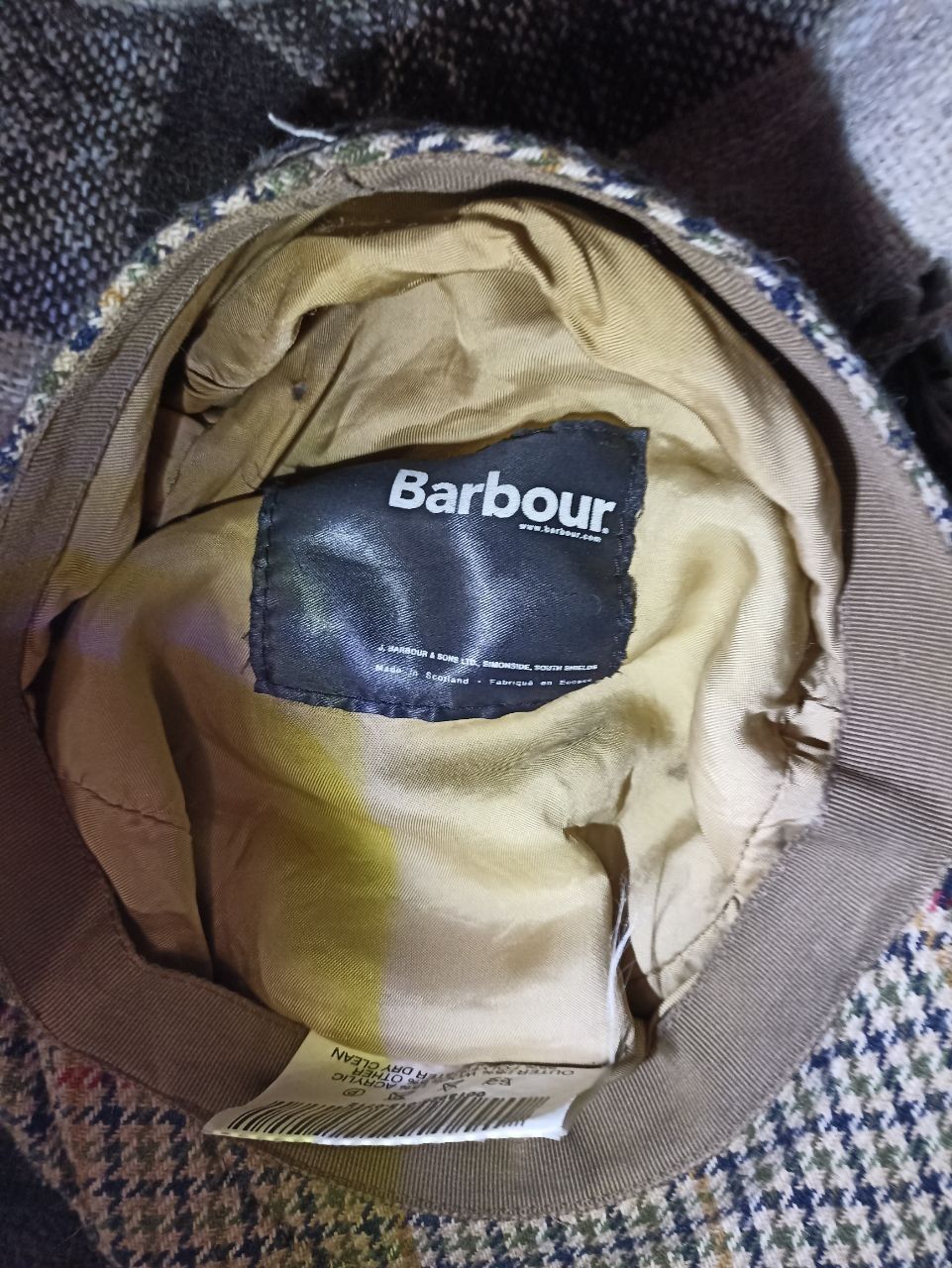 Шестиклинка/козырёк от Barbour