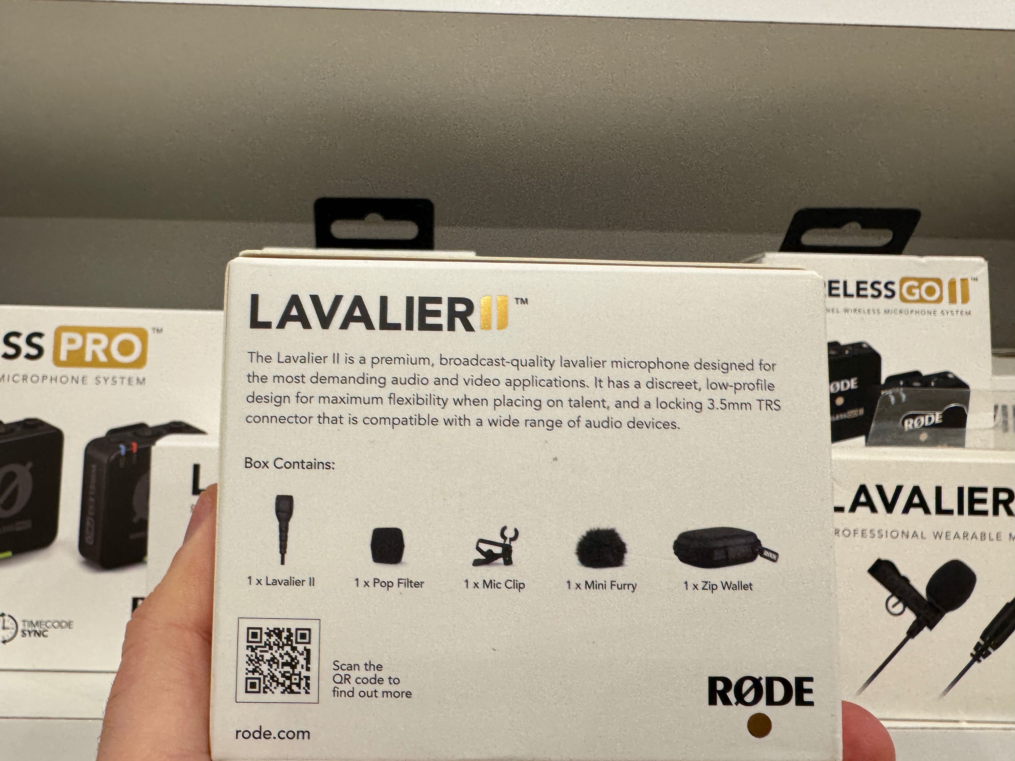 Найкраща ціна Мікрофон петличний Rode Lavalier II роде Новий