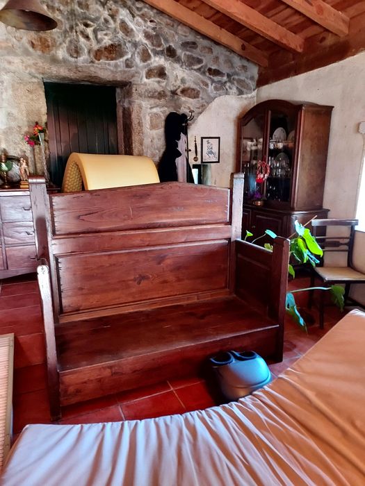 Banco antigo madeira maciça