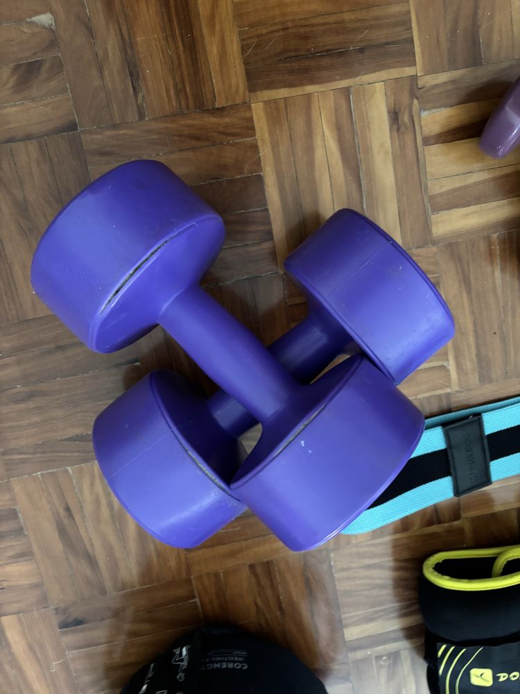 Kit material treino fitness