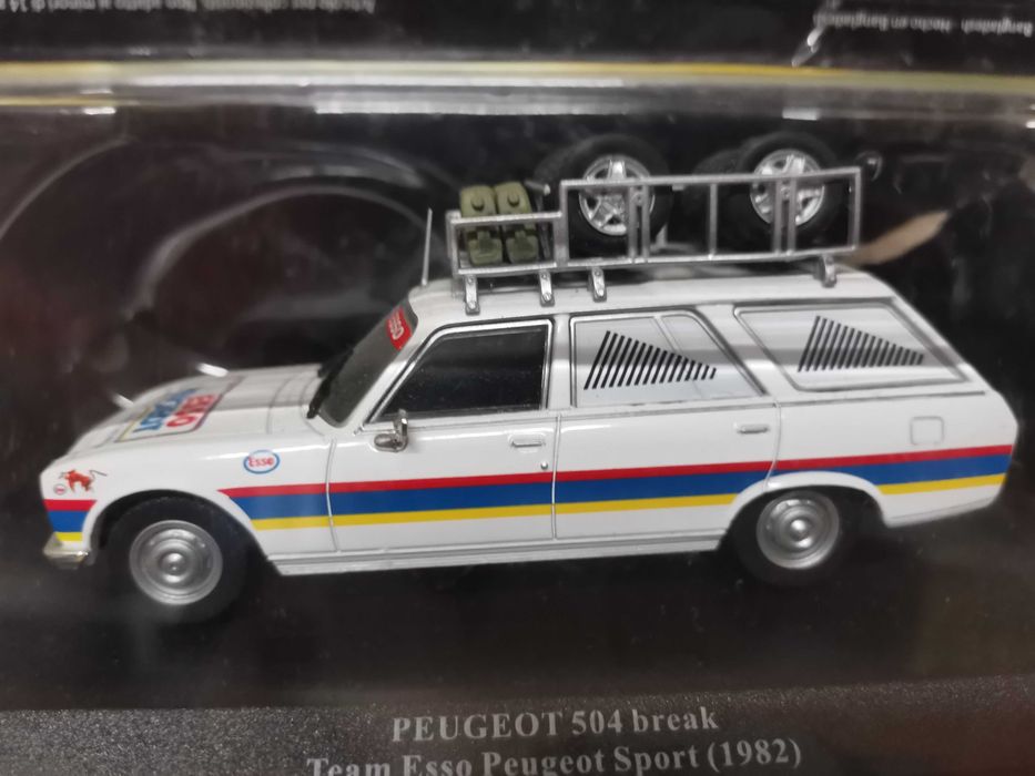 Peugeot 504 Break + Peugeot 504 Ti Team Esso Sport Escala 1 43