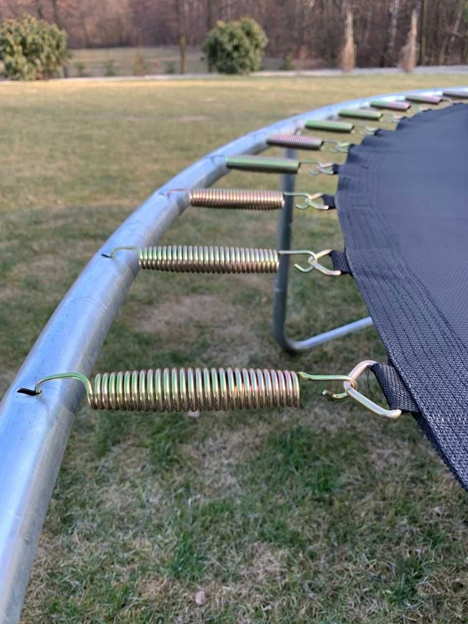 NOWA Trampolina Ogrodowa Dla Dzieci 252cm 312cm 8ft 10ft Duża Mocna