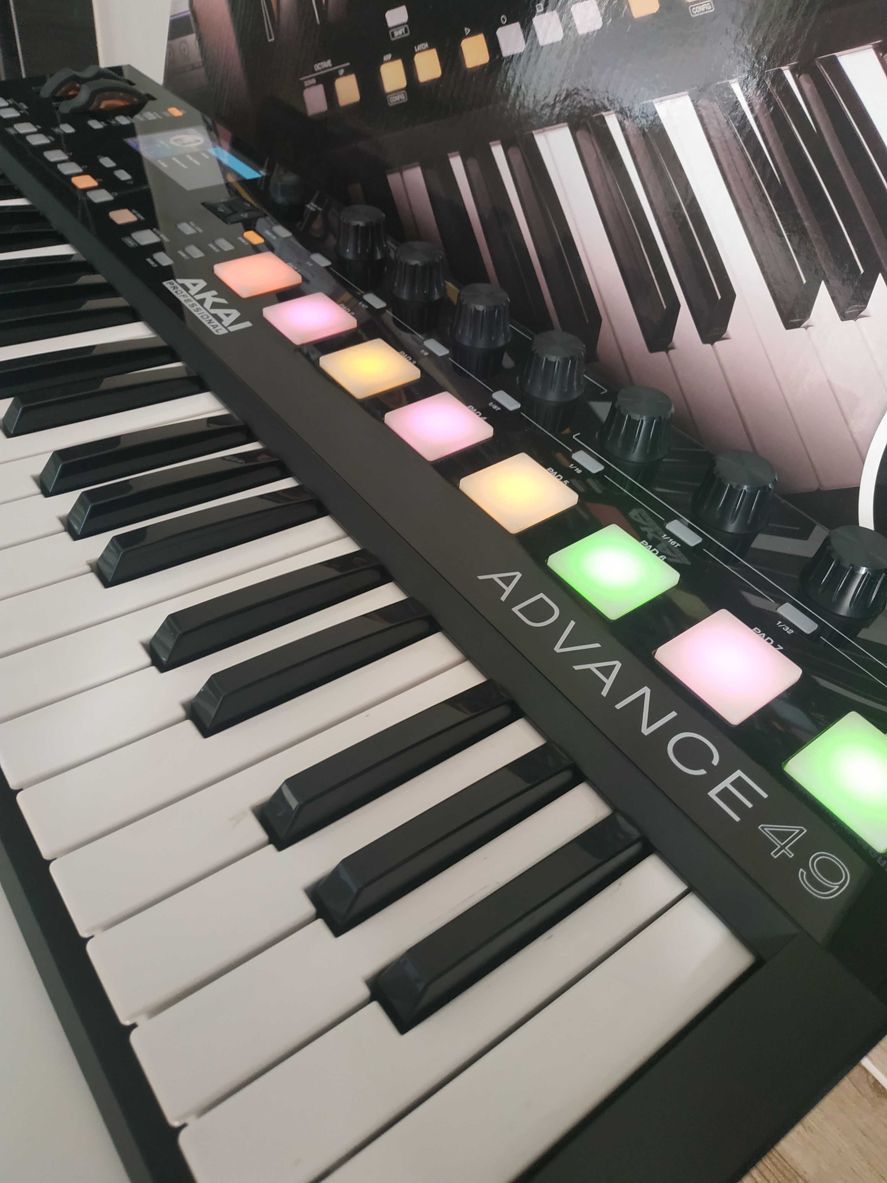 Klawiatura midi Akai Prof. Advance 49 + soft!