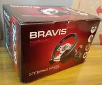 Руль игровой BRAVIS PU-V66 (PS2/PS3/PC) новый