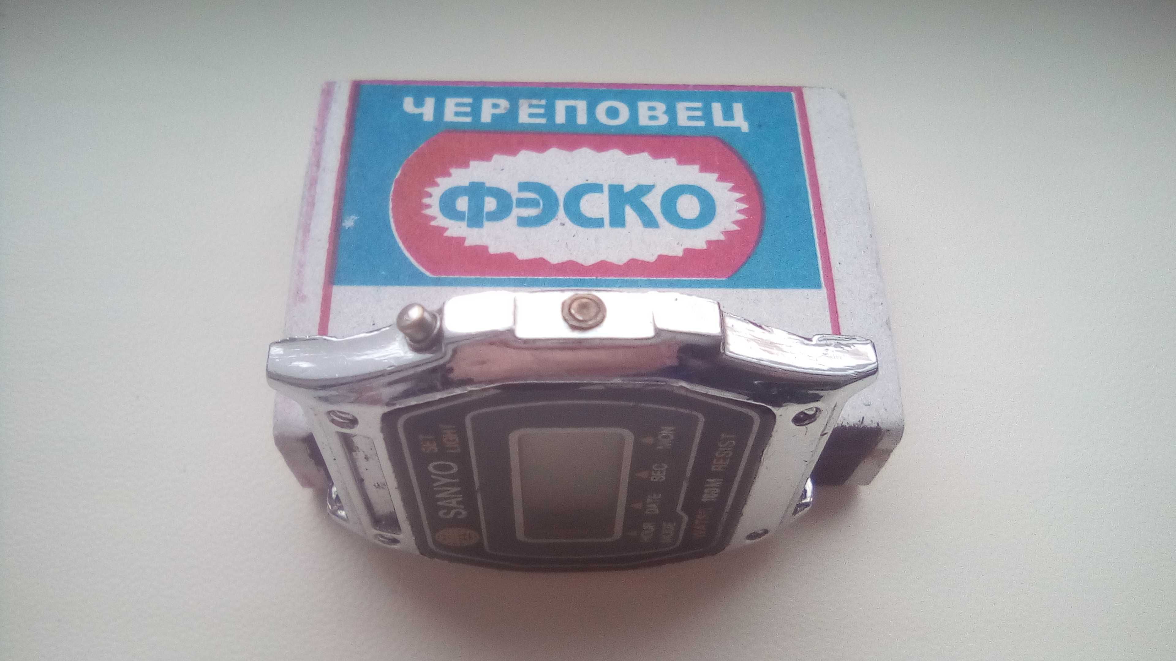 SANYO часы наручные электронные. 100% рабочие