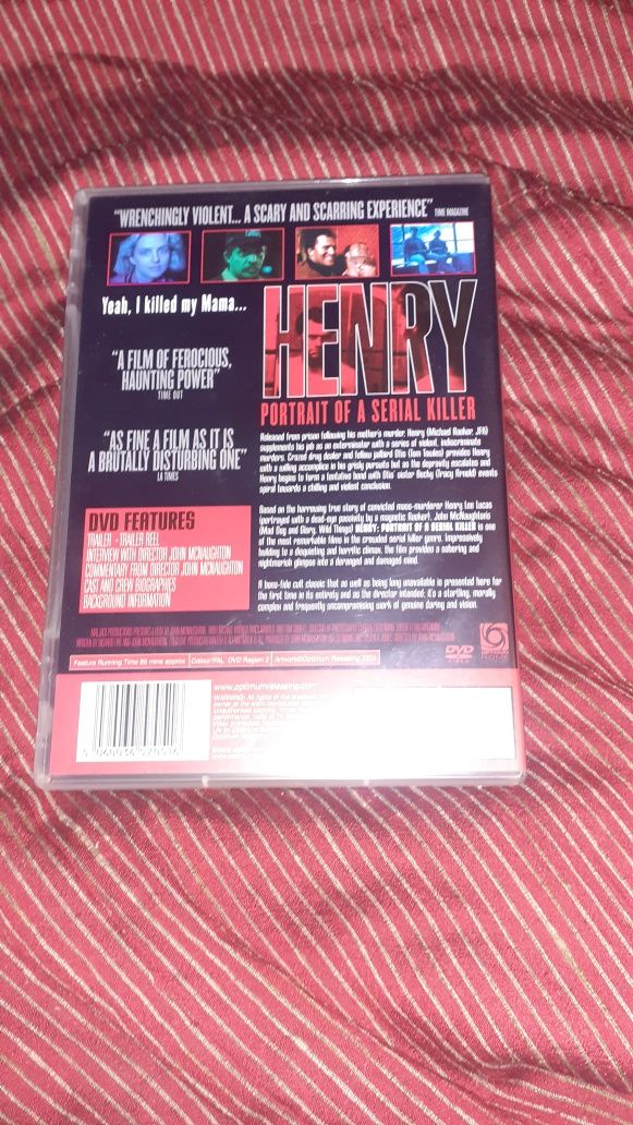 Henry portrait of serial killer DVD uncut version