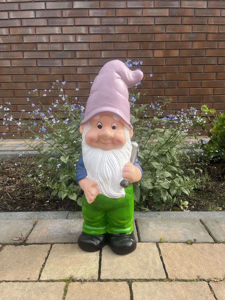 Krasnal duża figurka ogrodowa 50 cm