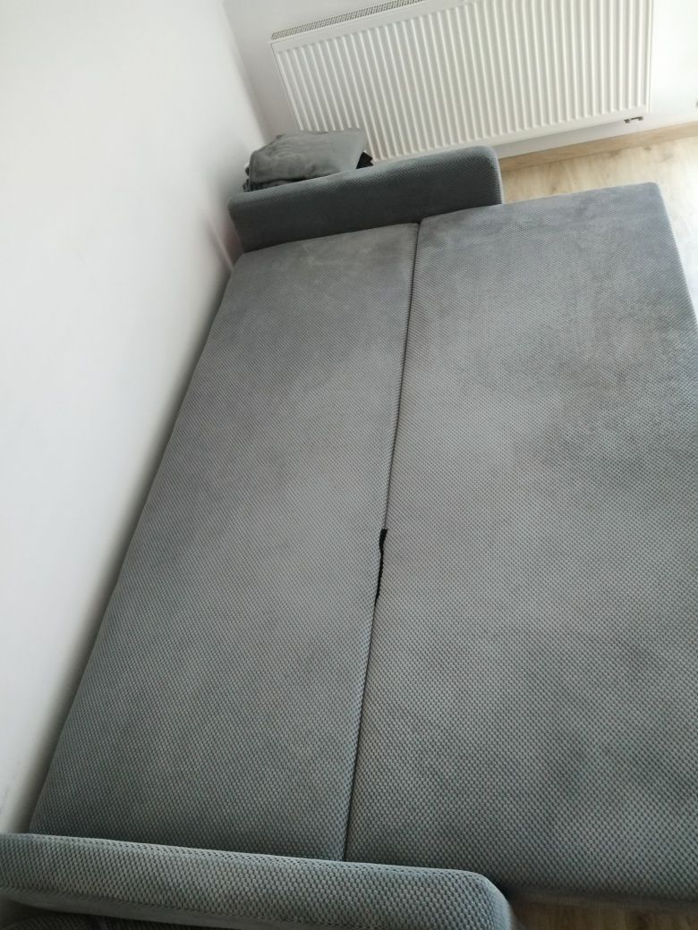 Sofa rozkładana Black Red White z pojemnikiem na pościel