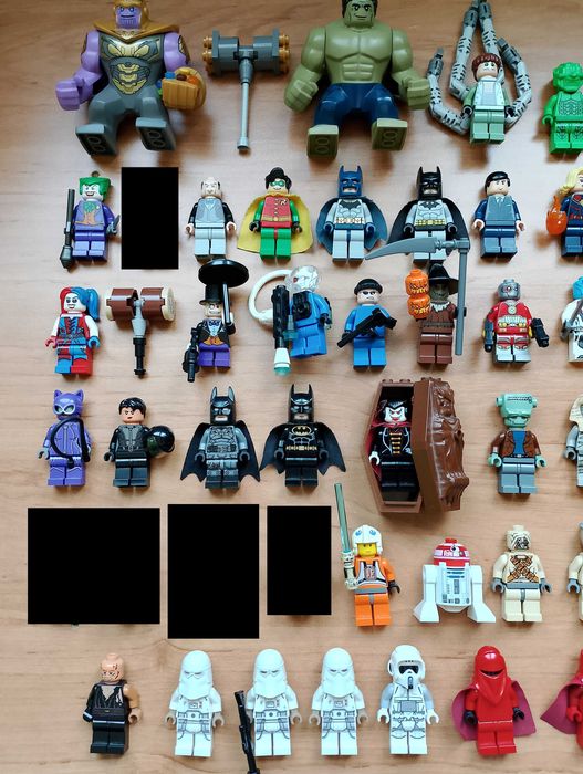Coleção de Minifiguras LEGO de Vários Temas (Batman, StarWars, Marvel)