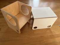 Zestaw Kukumag krzesełko + stolik 12 m+ Montessori