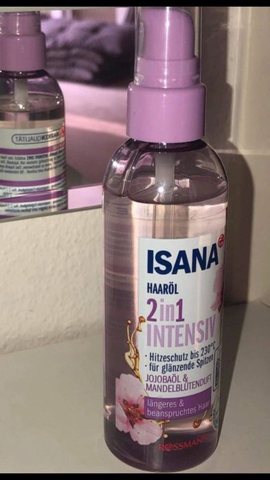 Olejek Serum ISANA fioletowy 2in1 termoochronny