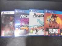 Zestaw 4 gier PS4/PS5 diablo, heat, paradise, red dead 2