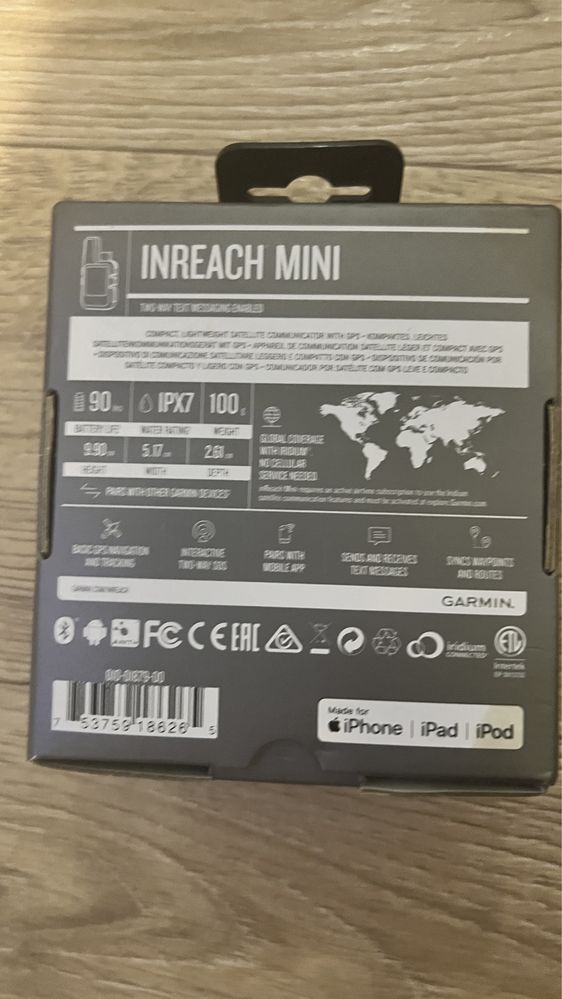 GPS-навігатор багатоцільовий Garmin inReach Mini 2 красный