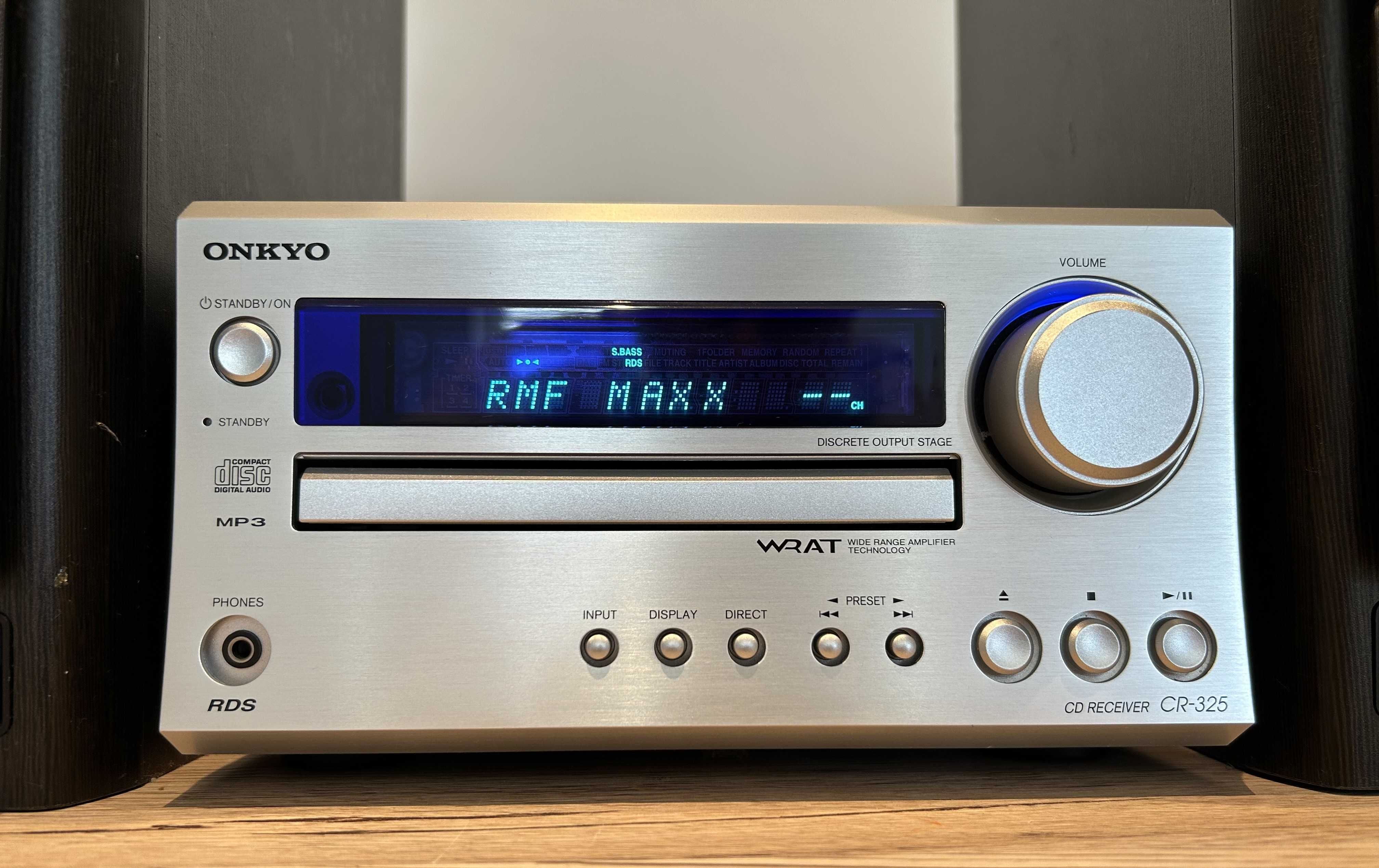 Mini wieża stereo ONKYO CR-325 CD Hi-Fi Radio FM RDS 2 x Głośniki 70W