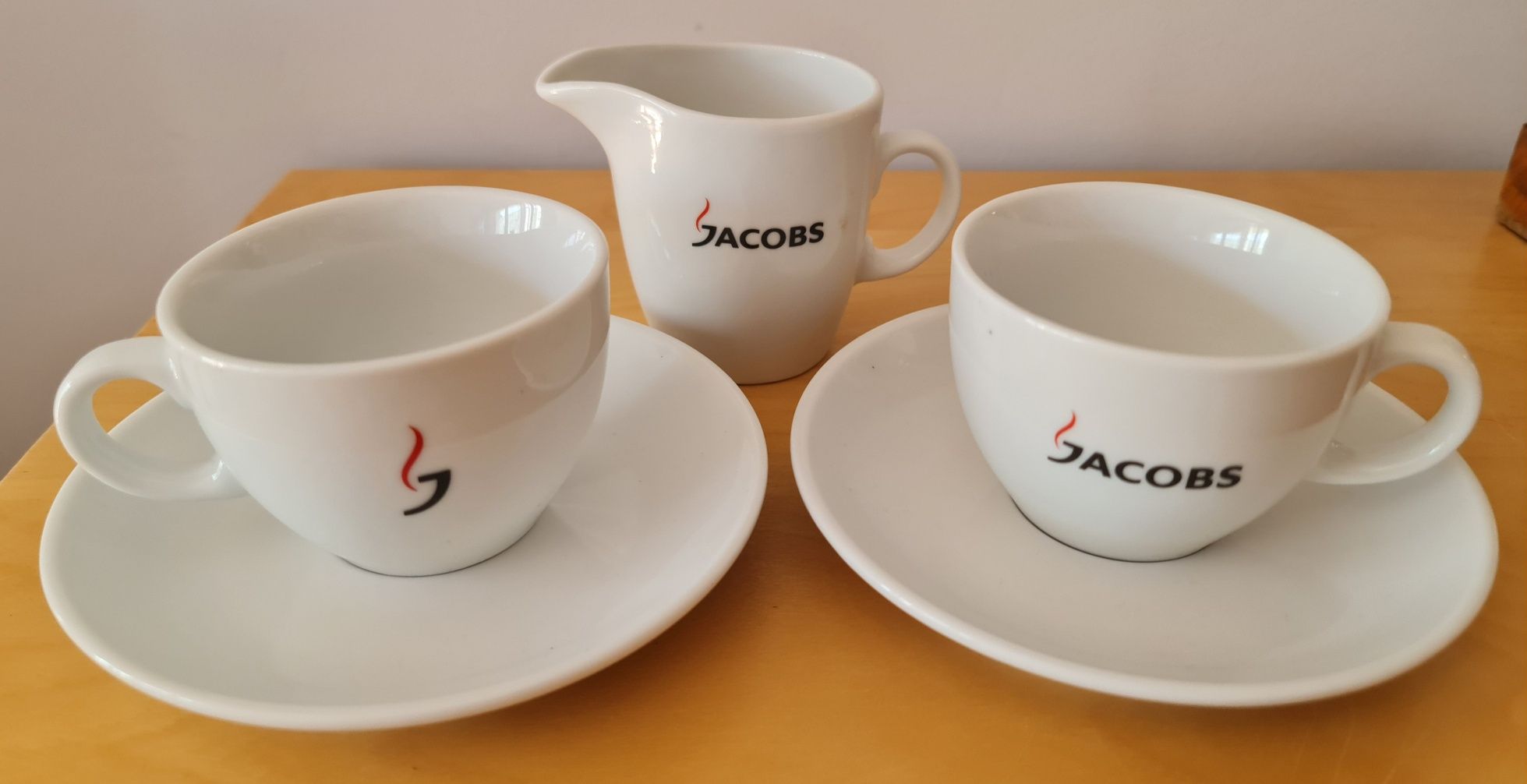 JACOBS * komplet kawowy + szklanki
