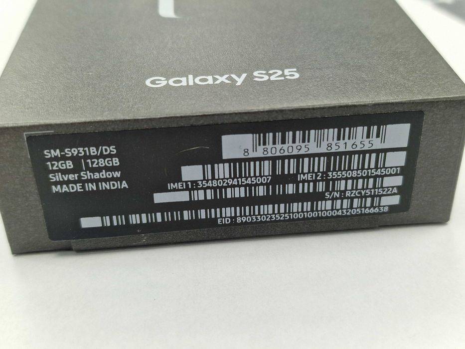 Samsung Galaxy S25 Dual SIM/ 12GB/ 128GB/ Silver Shadow/ GW24/ bez rat