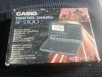 Casio Digital Diary (raro) SF-5100 (novo) + Caixa + Manual