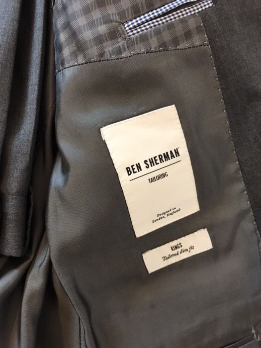 Fato Ben Sherman slim fit novo