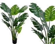 Sztuczna monstera w doniczce wysoka roślina dekoracyjna drzewko 140cm