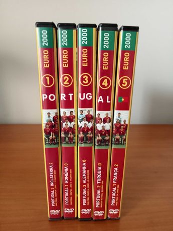 Coleção completa DVD's Euro 2000 Portugal