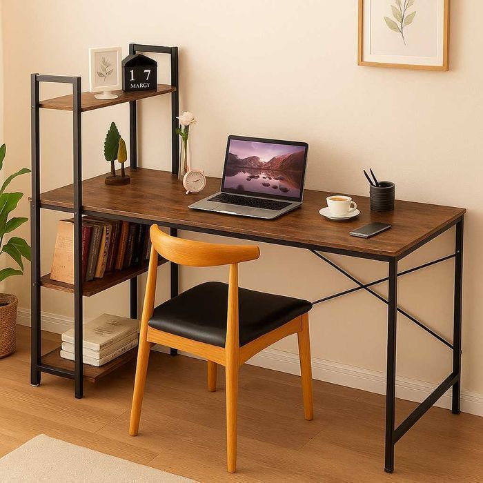 NOWE Biurko Gamingowe Metalowe Komputerowe Meble Szkolne Loft Okazja