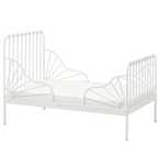 Łóżko rosnące z dzieckiem w komplecie z materacami ikea Minnen