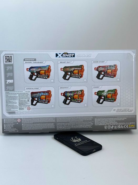Бластер X-Shot Skins Griefer Game Over / Детское оружие *
